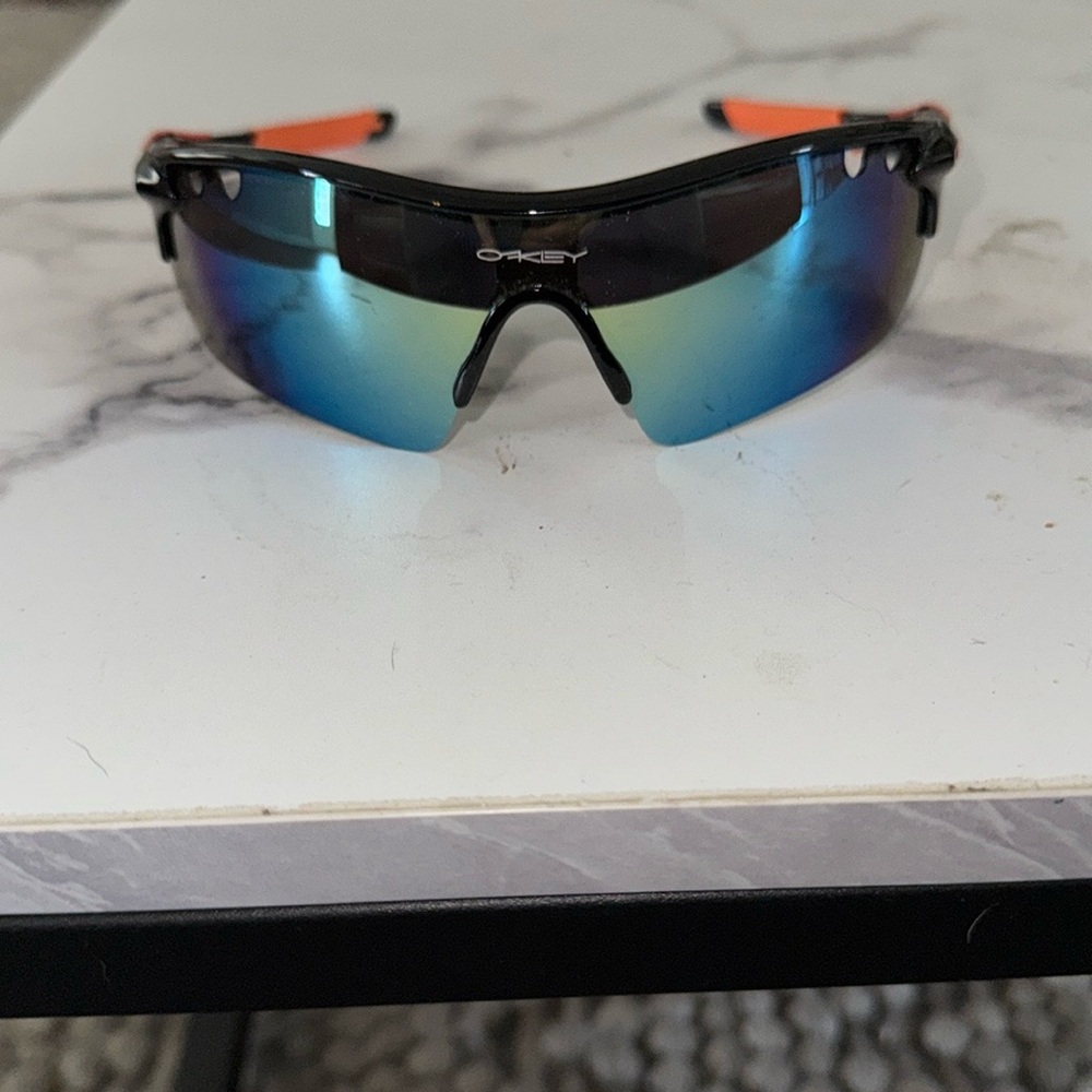 Oakley Black and Blue Sunglasses